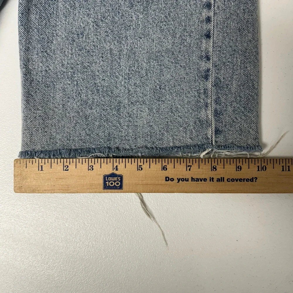 Hidden Jeans Wide Leg Women‎ 29 Light Blue Distressed Raw Hem HD9109D-M